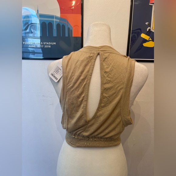 Free People Beach Morningside Shirt Sable Sz Small NWT - Picture 2 of 5